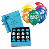 You Are the Best Dad- Gift Set- Chocolates and Balloons 1