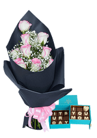 Flower Bouquet Gift Combo for Moms
