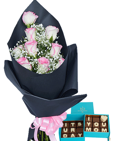 Flower Bouquet Gift Combo for Moms