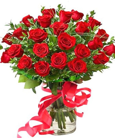 Fresh Romantic Roses Flower Bouquet 