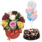 Ultimate Mother's Day Combo- Bouquet, Balloons and Cake